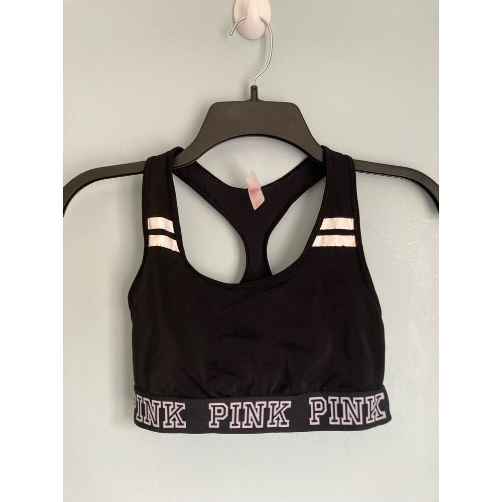 Victoria’s Secret PINK Sports Bra Small Black
